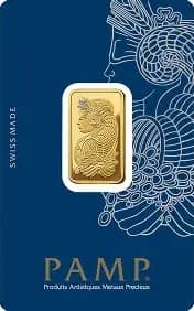 24k Gold Bar - Pamp - 5g - 999.9 purity gold 5g